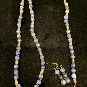 Beaded necklace set